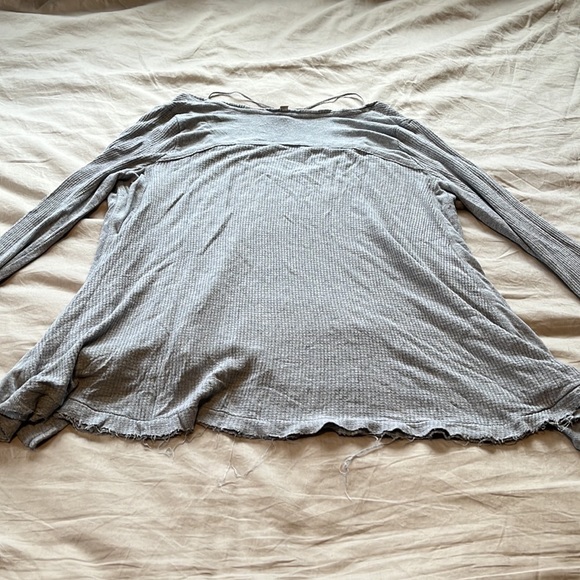 Free People gray thermal tunic - Picture 4 of 4